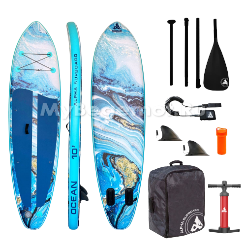 ДОСКА ДЛЯ SUP-СЕРФИНГА 305x81x15 OCEAN COMPACT