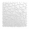 Модульное ПВХ покрытие для бассейнов AQUA STONE 340х340х10мм, белое.