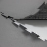 Модульное напольное ПВХ покрытие SENSOR STONE, RAL 9003, белый.